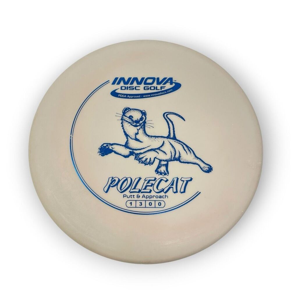 Innova Polecat 1300 171g PC White Blue Putt & Approach Putter Golf Disc